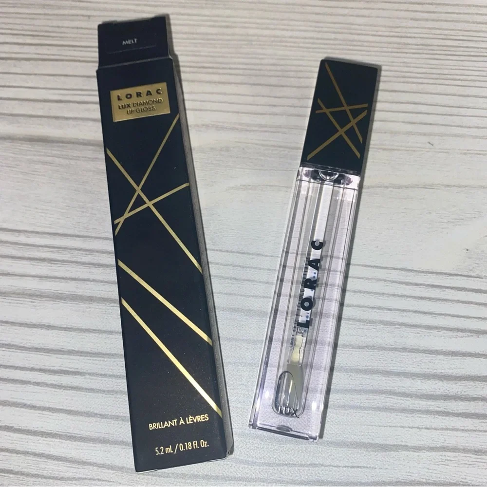 NIB LORAC clear lipgloss